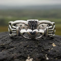 Ennis Irish Claddagh Ring in Sterling Silver