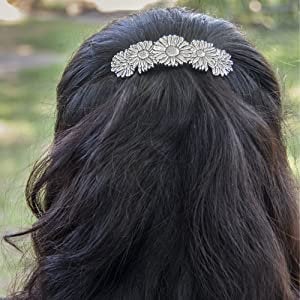 Daisy Hair Clip for Women