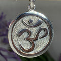 Silver Om Necklace
