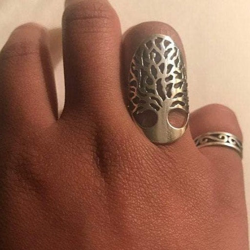 Caroline Tree of Life Ring in Sterling Silver