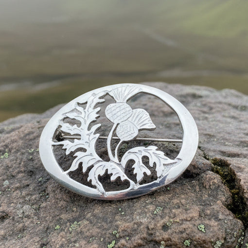 Oban Thistle Brooch - Handmade in Scotland