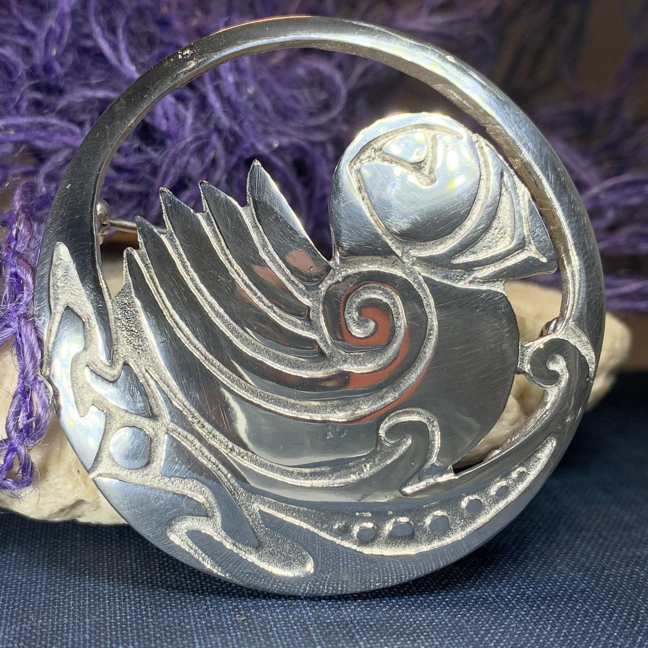 Orkney Puffin Brooch - Handmade in Scotland