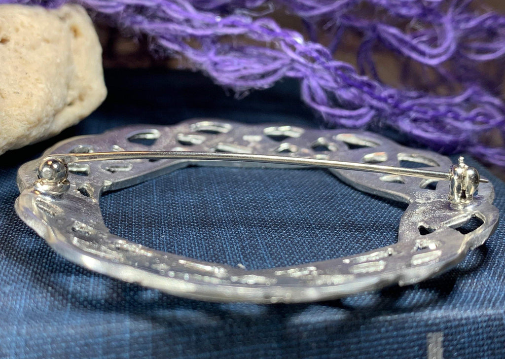 Claire Celtic Knot Brooch - Handmade in Scotland
