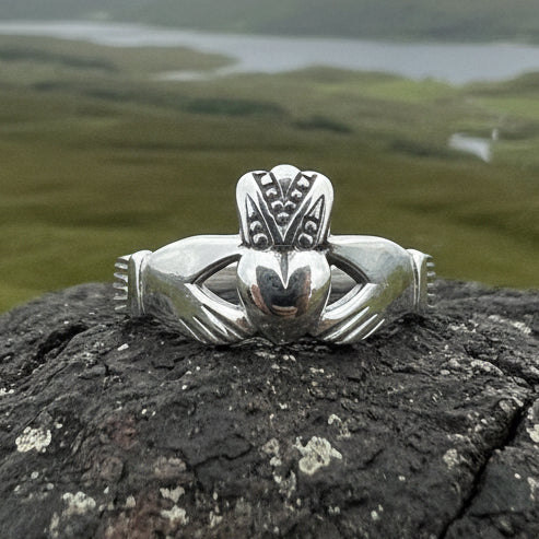 Ardmore Irish Claddagh Ring in Sterling Silver