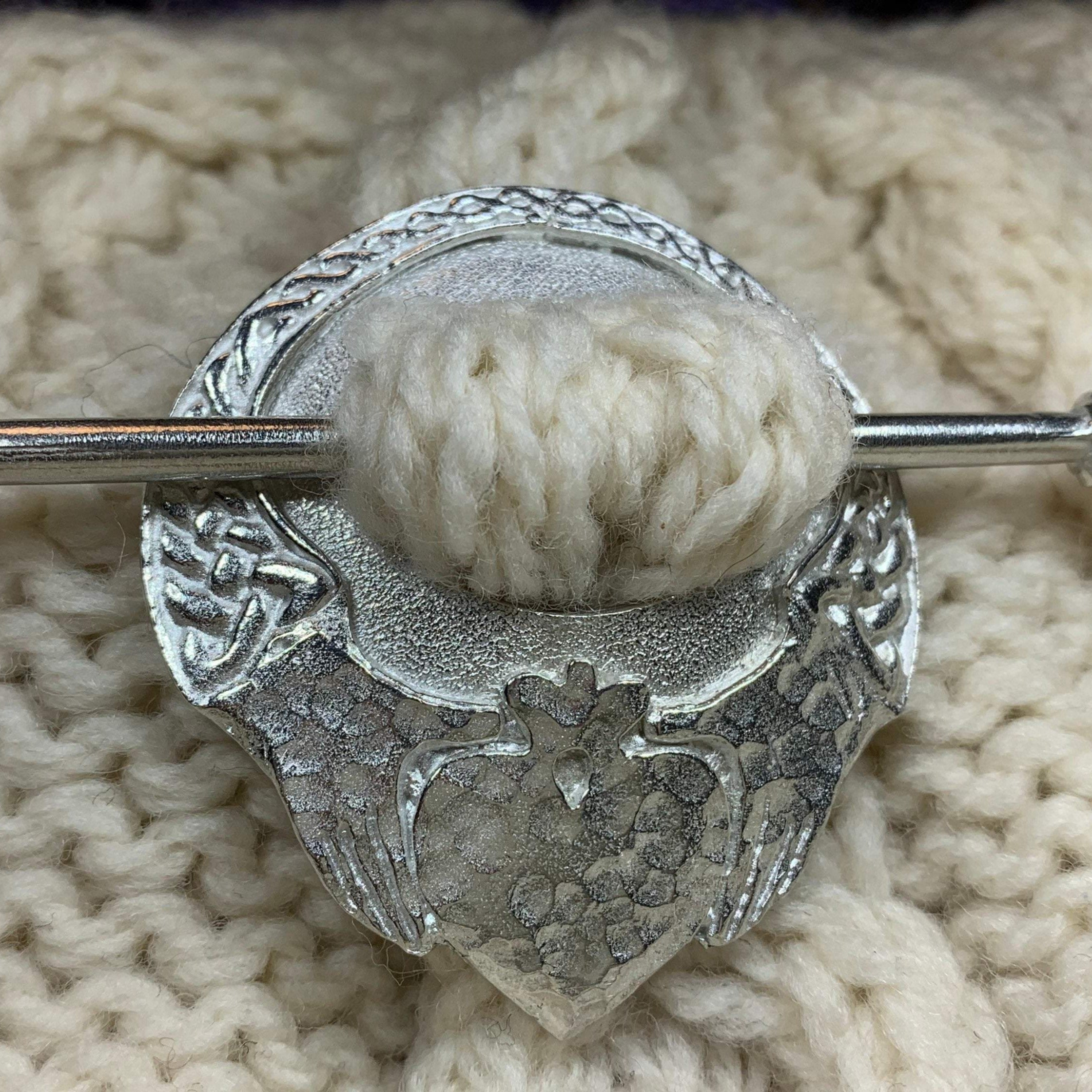 Irish Claddagh Scarf Ring