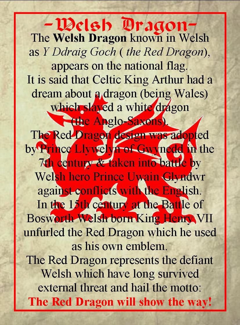 Pewter Welsh Dragon Scarf Ring