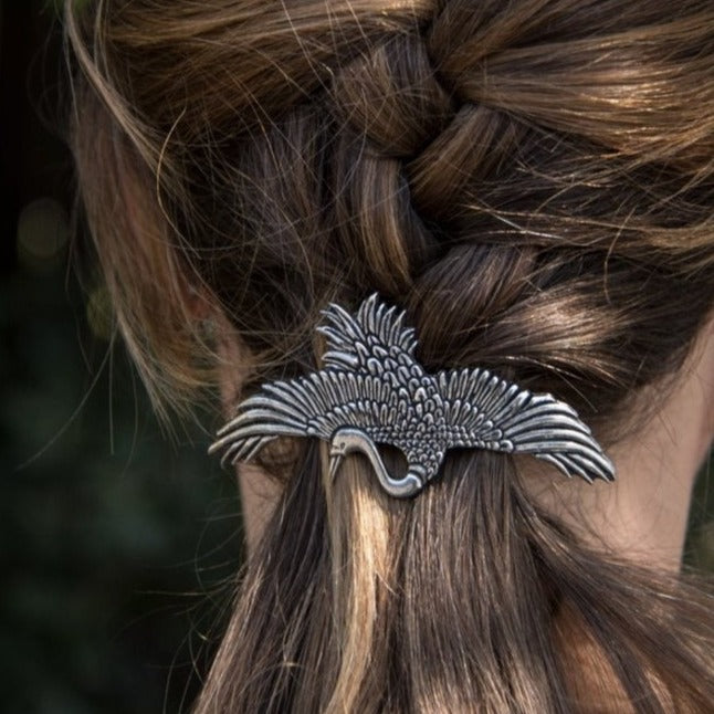 Crane of Happiness Hair Clip for Women