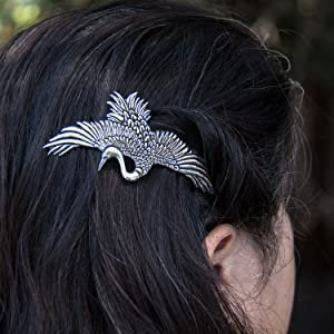 Crane of Happiness Hair Clip for Women