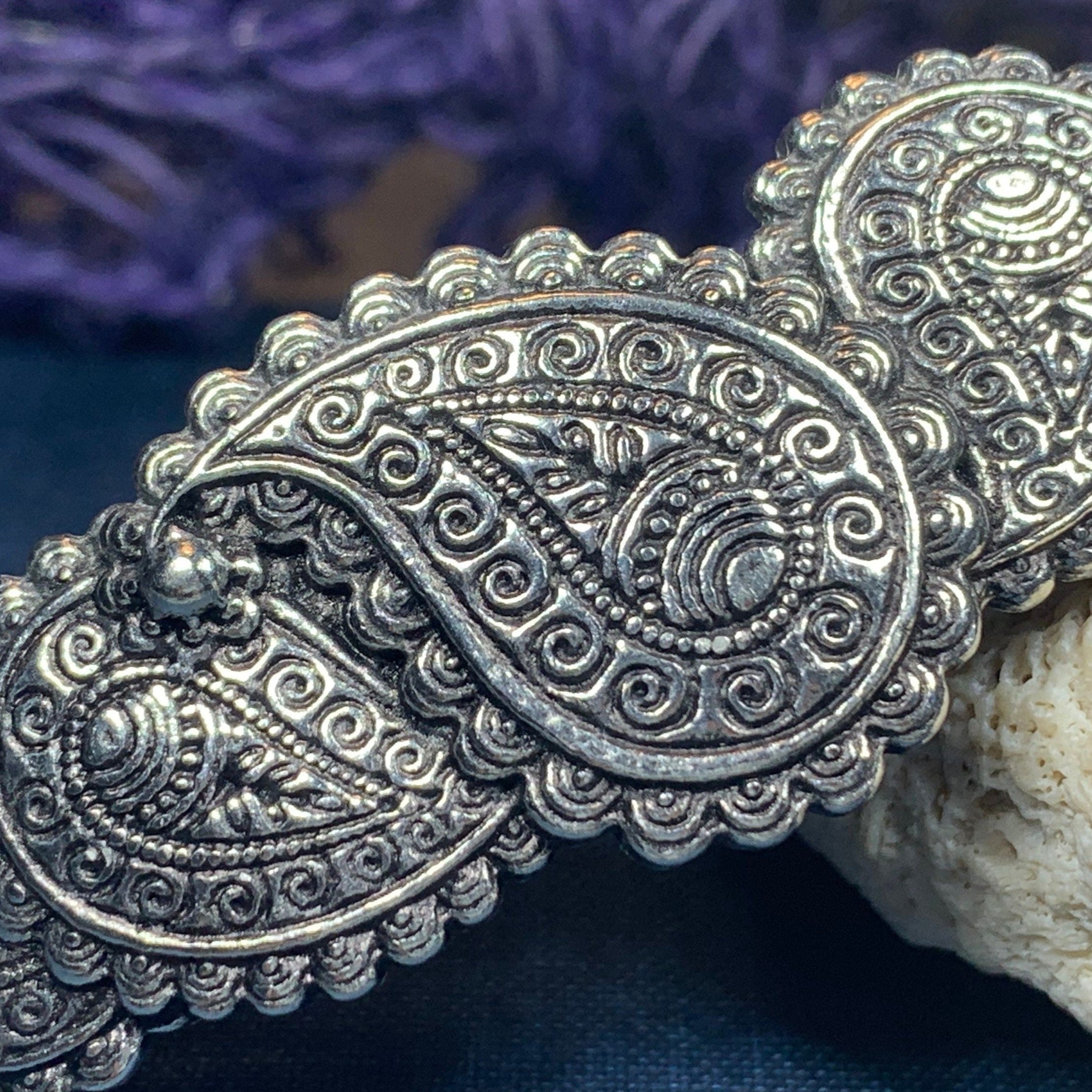 Scottish Paisley Hair Clip for Women