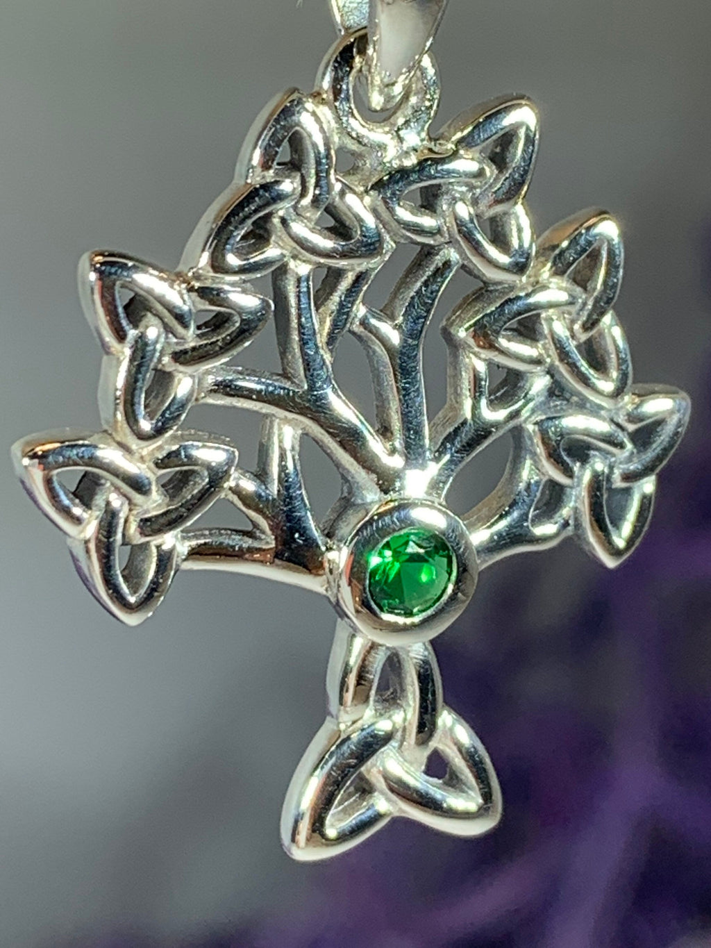 Destiny Celtic Tree of Life Necklace in Sterling Silver