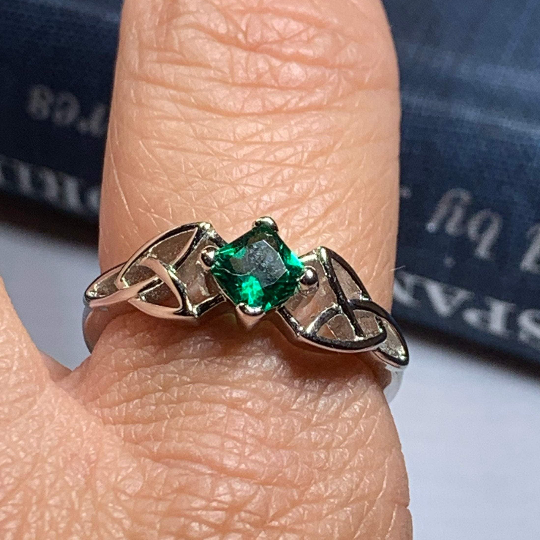 Sylvia Celtic Trinity Knot Ring