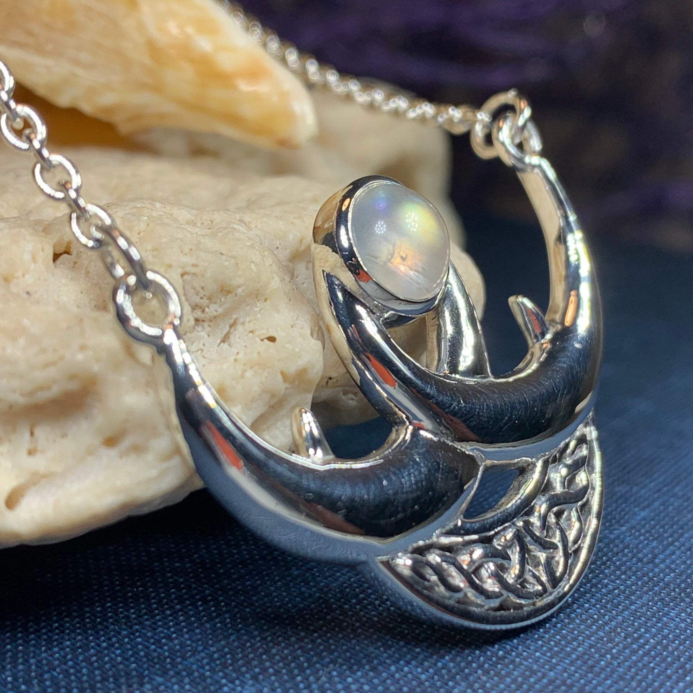 Beauty of Triple Moon Necklace
