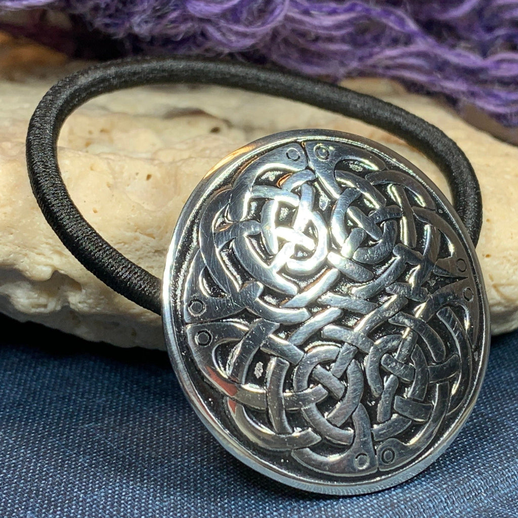 Elegant Celtic Knot Ponytail Holder
