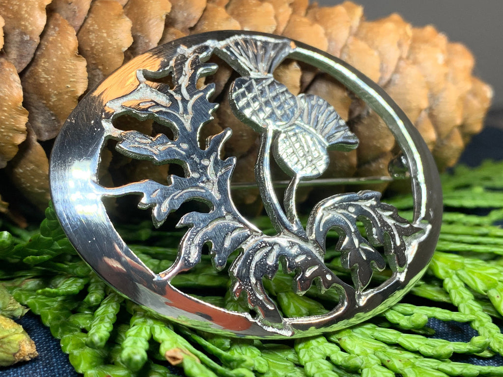 Oban Thistle Brooch - Handmade in Scotland