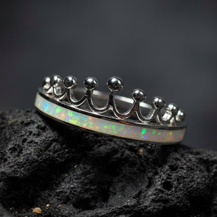 Ethney Opal Crown Ring