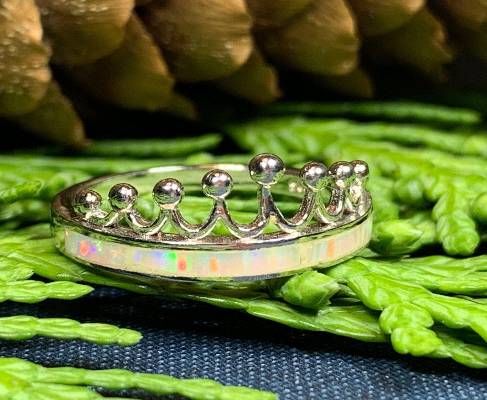 Ethney Opal Crown Ring