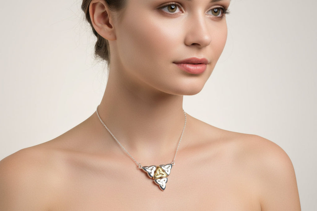 Kassity Trinity Knot Necklace