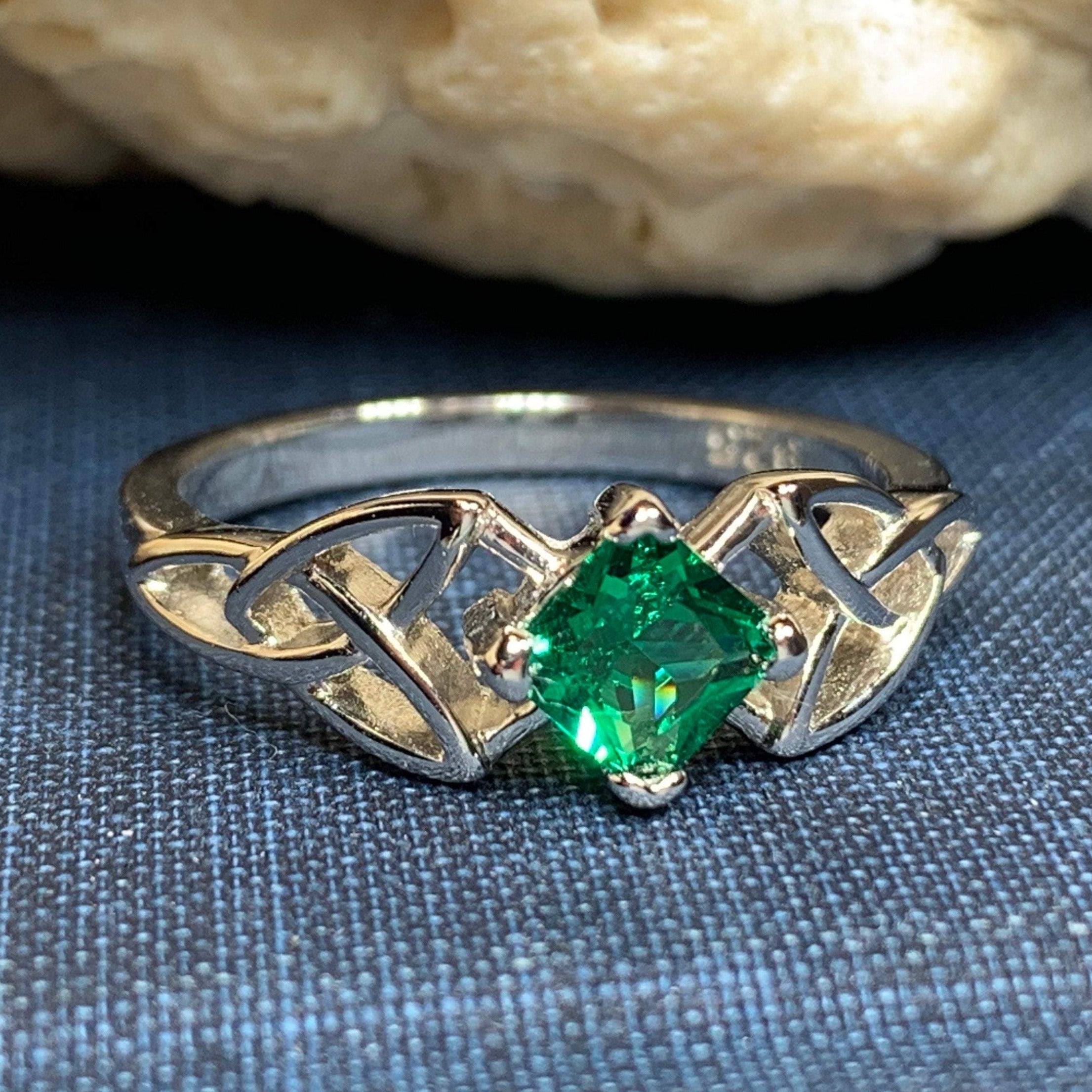 Sylvia Celtic Trinity Knot Ring