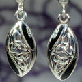 Tara Celtic Trinity Knot Earrings in Sterling Silver