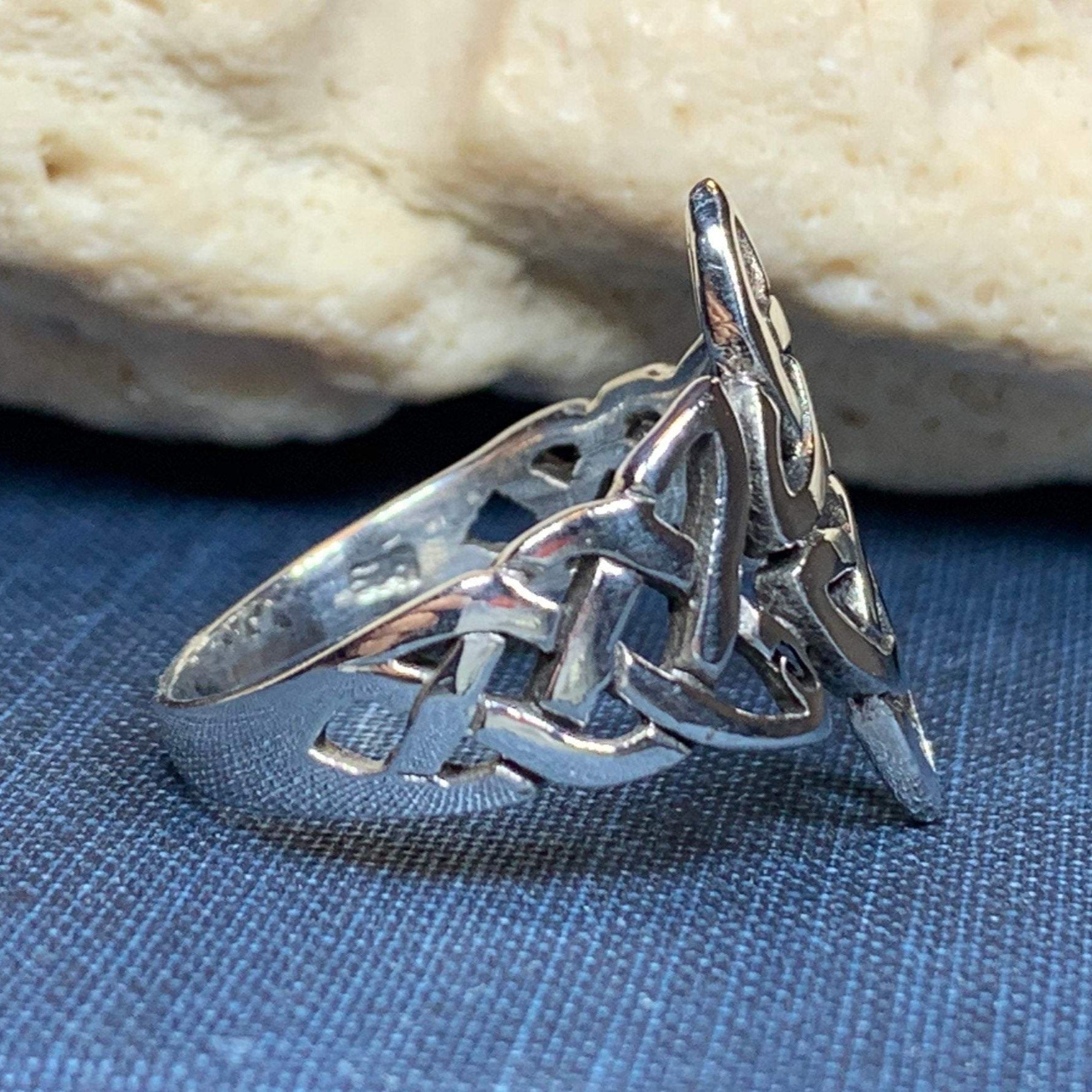 Double Trinity Knot Ring