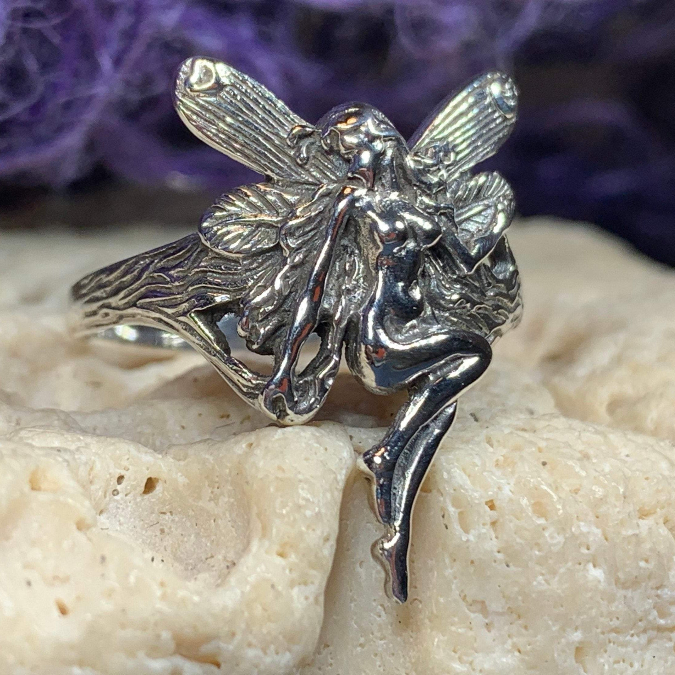 Secret Grove Fairy Ring in Sterling Silver