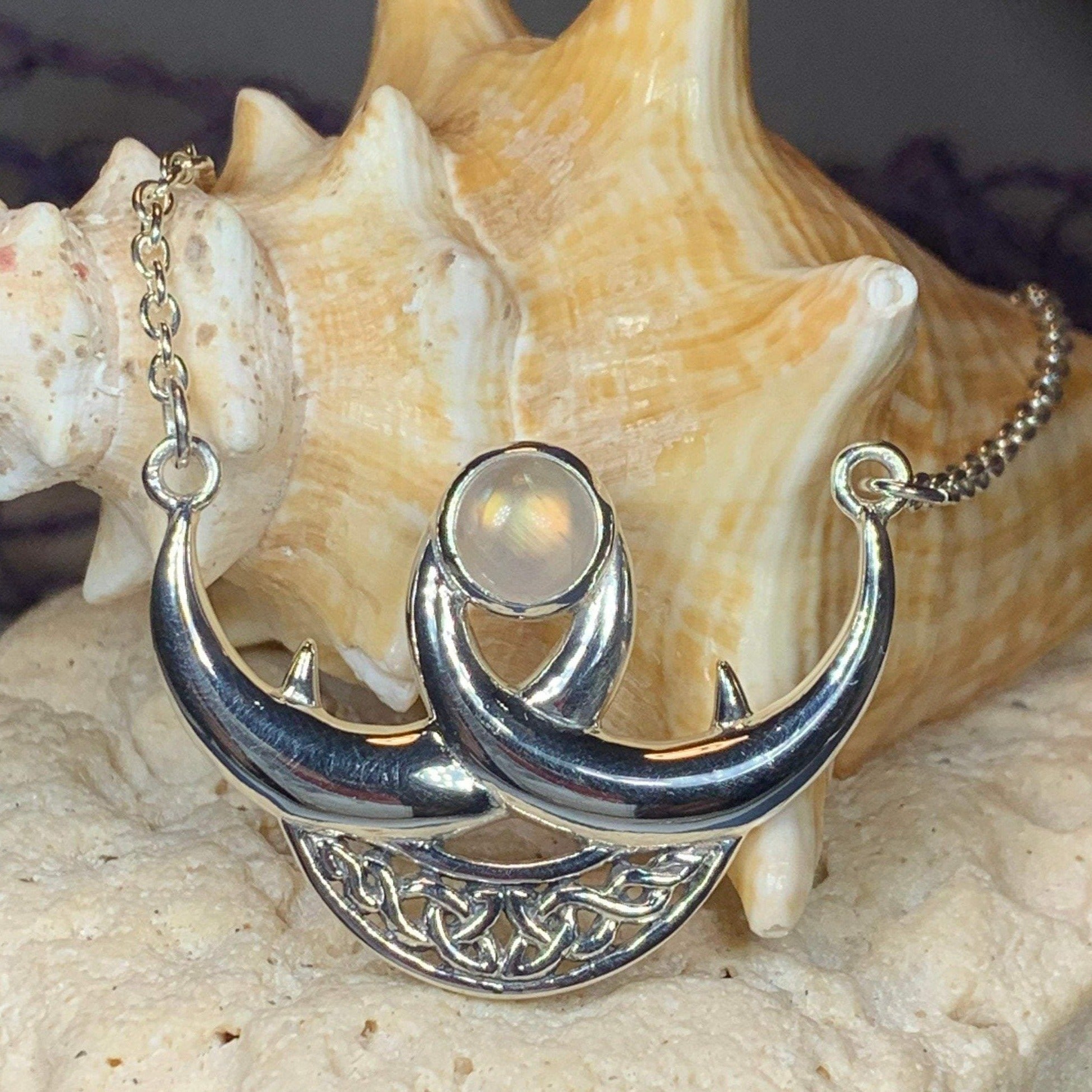 Beauty of Triple Moon Necklace