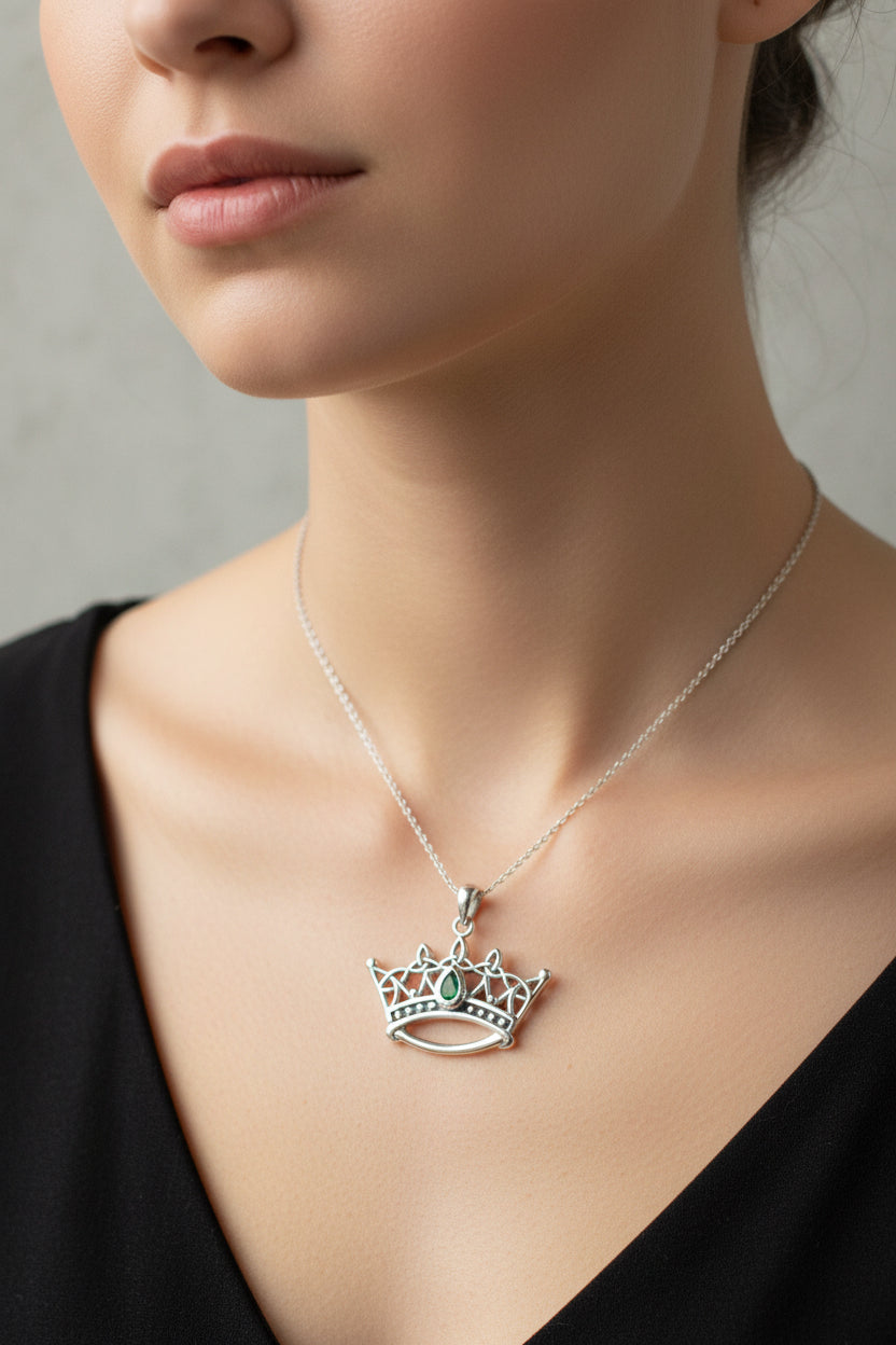 Celtic Crown Necklace