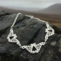 Morna Celtic Trinity Knot Necklace in Sterling Silver