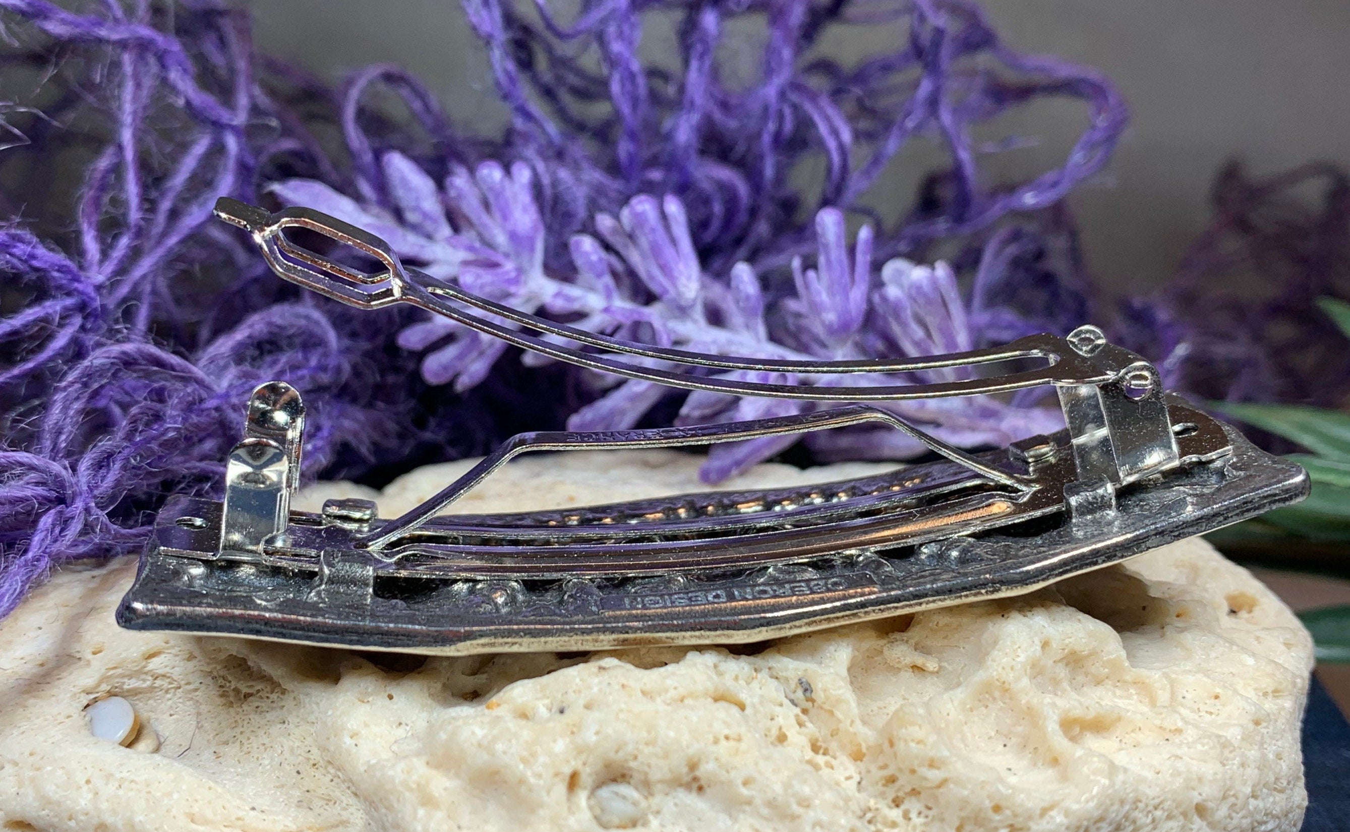 Scottish Thistle Hair Clip for Women