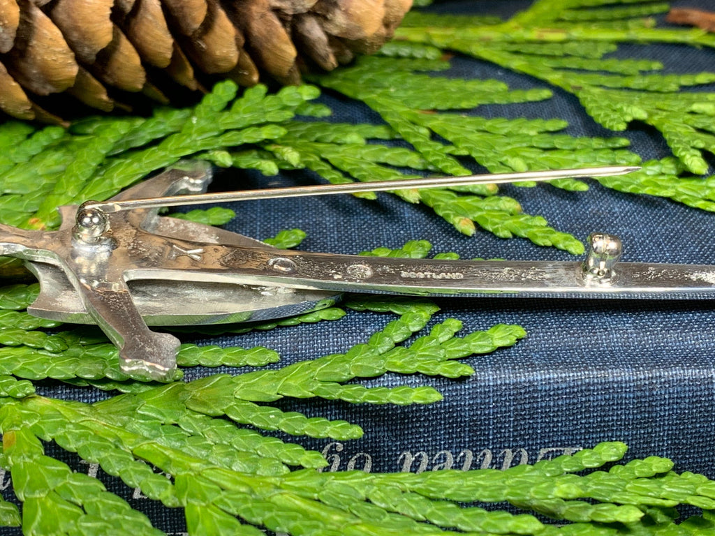 Scottish Saltire Kilt Pin - Handmade in Scotland