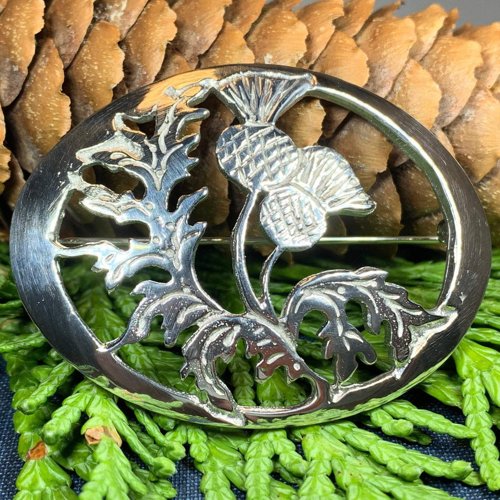 Oban Thistle Brooch - Handmade in Scotland