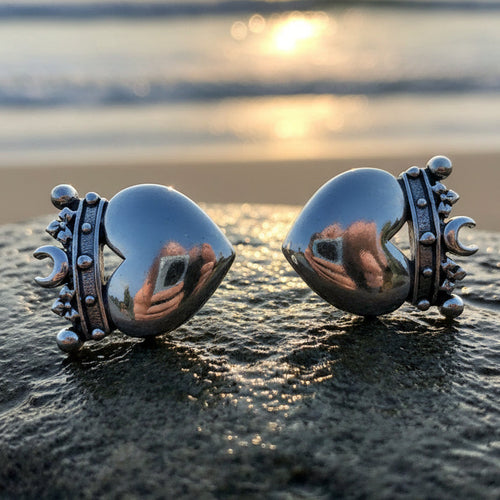 Celtic Irish Claddagh Post Earrings