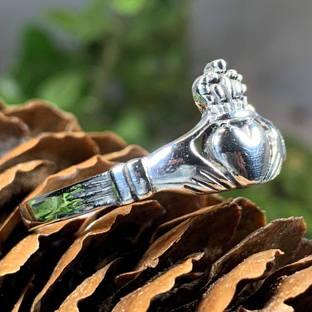 Clara Irish Claddagh Ring in Sterling Silver