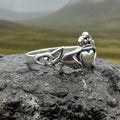 Finnea Irish Claddagh Ring in Sterling Silver