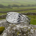 Adrienne Celtic Knot Cuff Bracelet - Handmade in Scotland