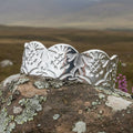 Thistle Love Cuff Bracelet - Handmade in Scotland
