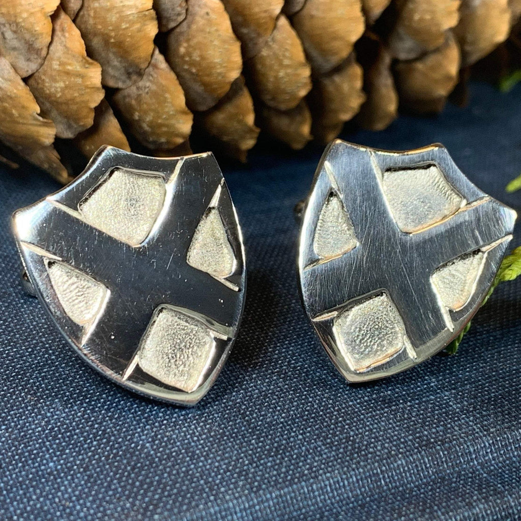 Scotland Flag Cufflinks - Handmade in Scotland