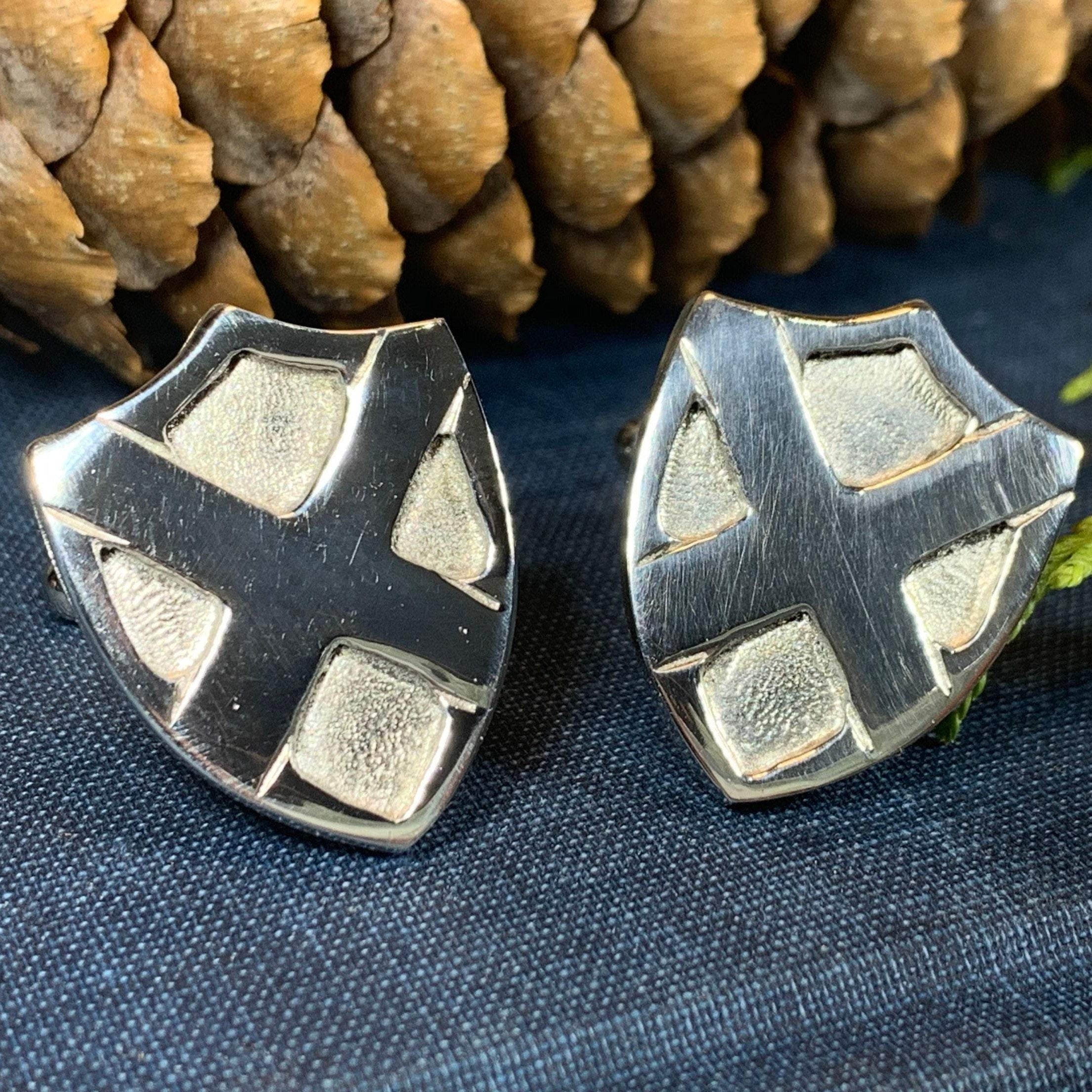 Scotland Flag Cufflinks - Handmade in Scotland