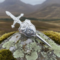Lion Sword Kilt Pin - Handmade in Scotland
