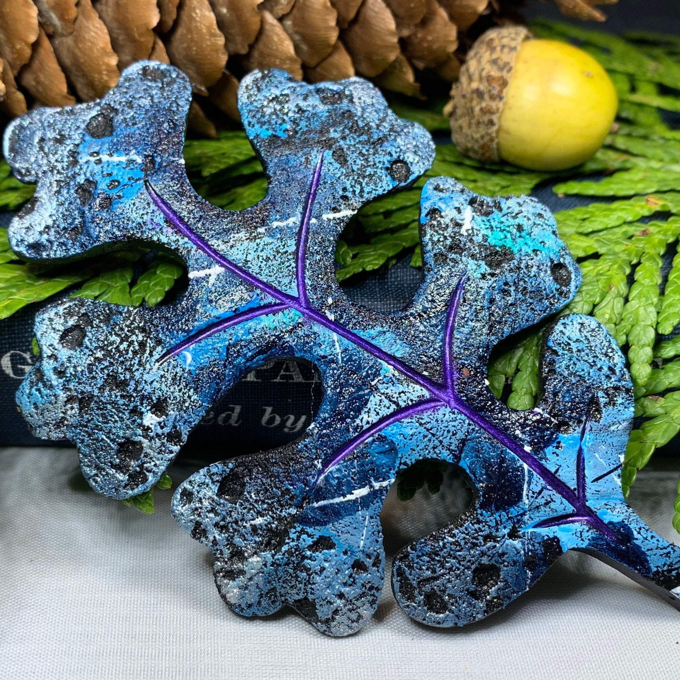 Oak Leaf Pin - Handmade in Scotland