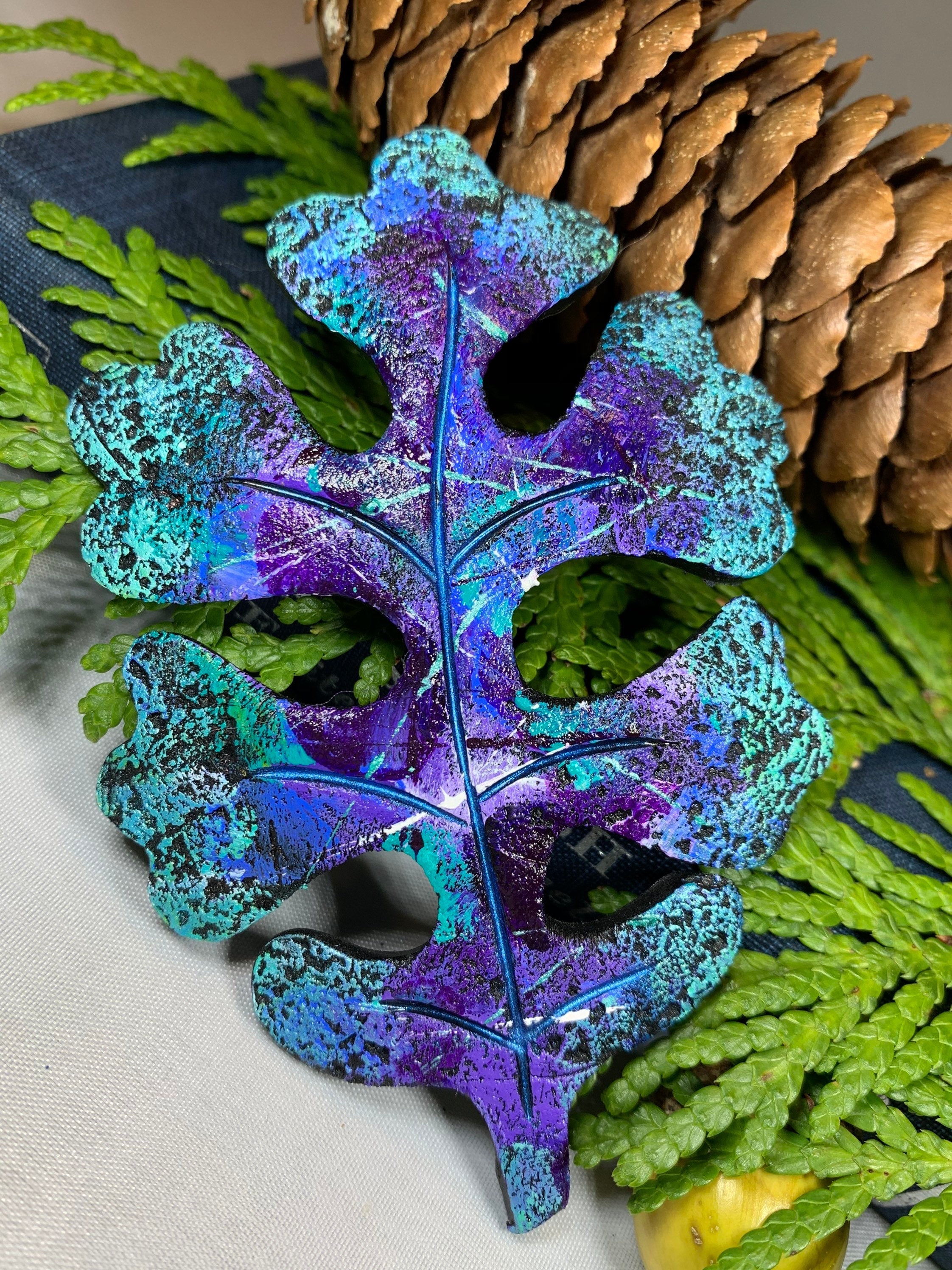 Oak Leaf Pin - Handmade in Scotland