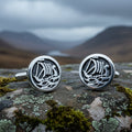 Viking Ship Pewter Cufflinks - Handmade in Scotland