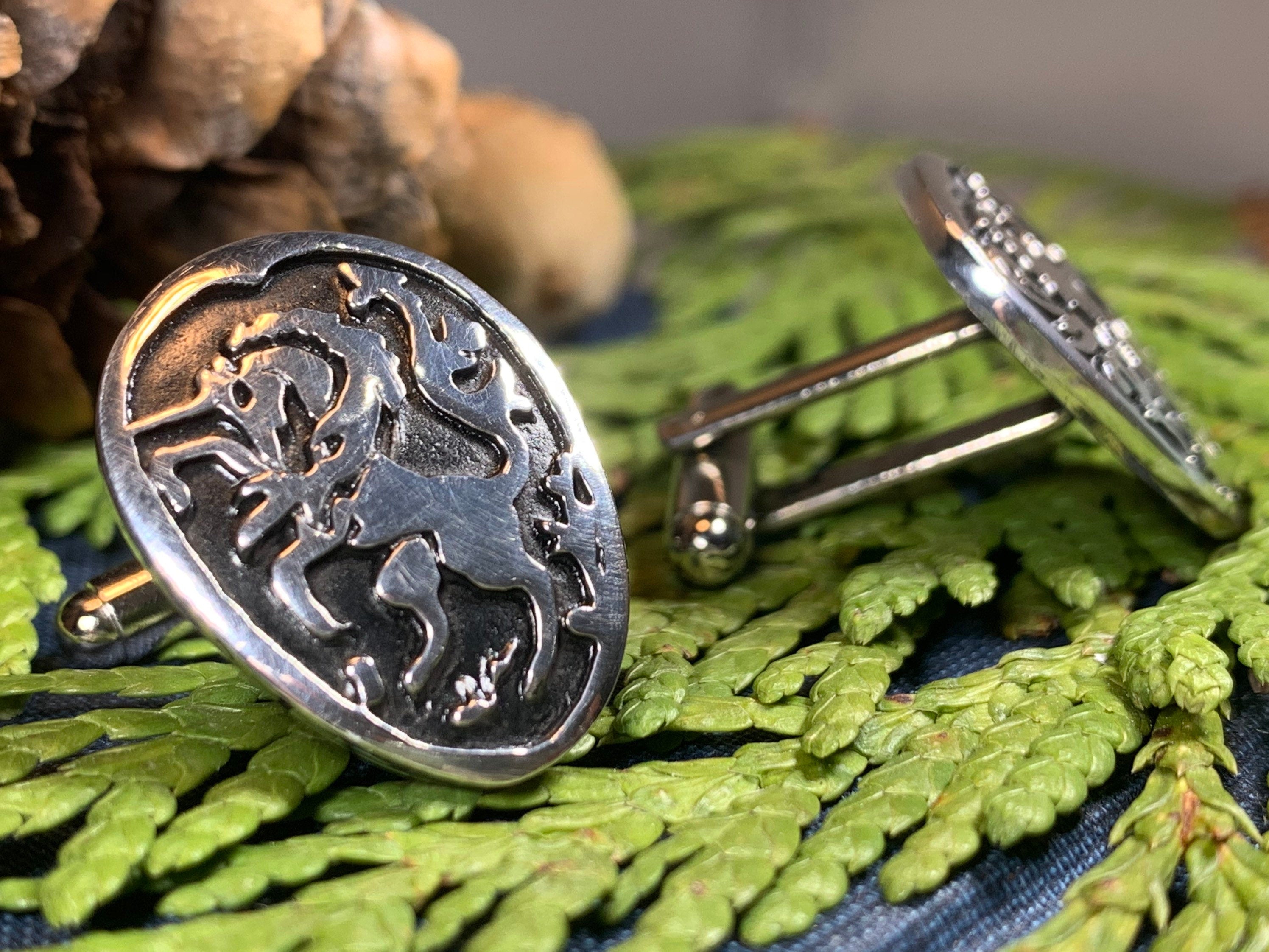 Lion & Unicorn of Scotland Cufflinks - Handmade in Scotland