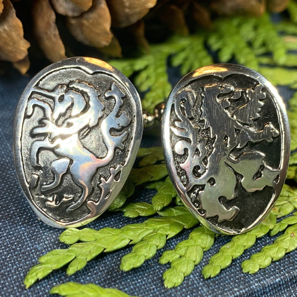 Lion & Unicorn of Scotland Cufflinks - Handmade in Scotland