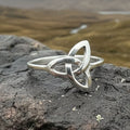 Echo Celtic Trinity Knot Ring in Sterling Silver