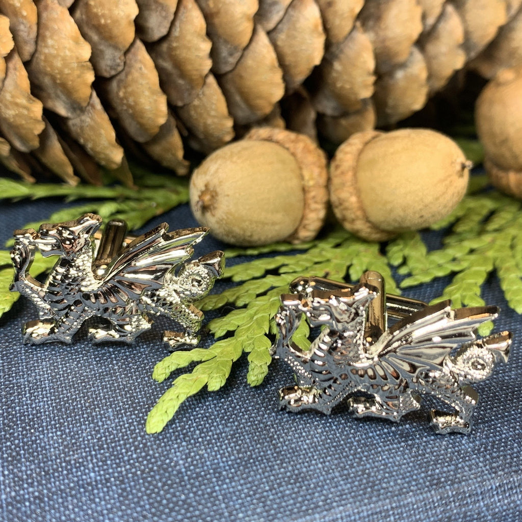 Welsh Dragon Cufflinks for Men