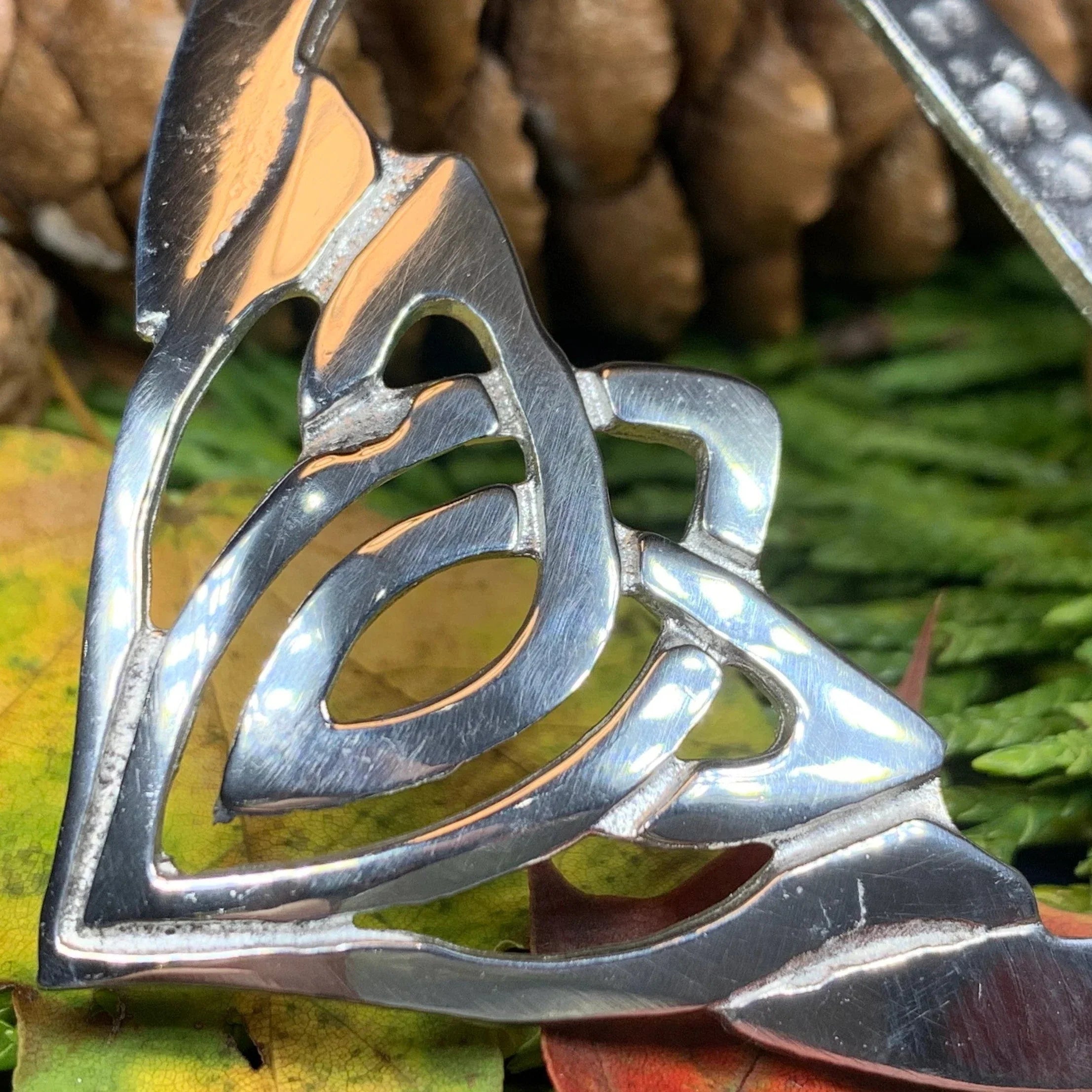 Adaira Celtic Knot Scarf Ring - Handmade in Scotland
