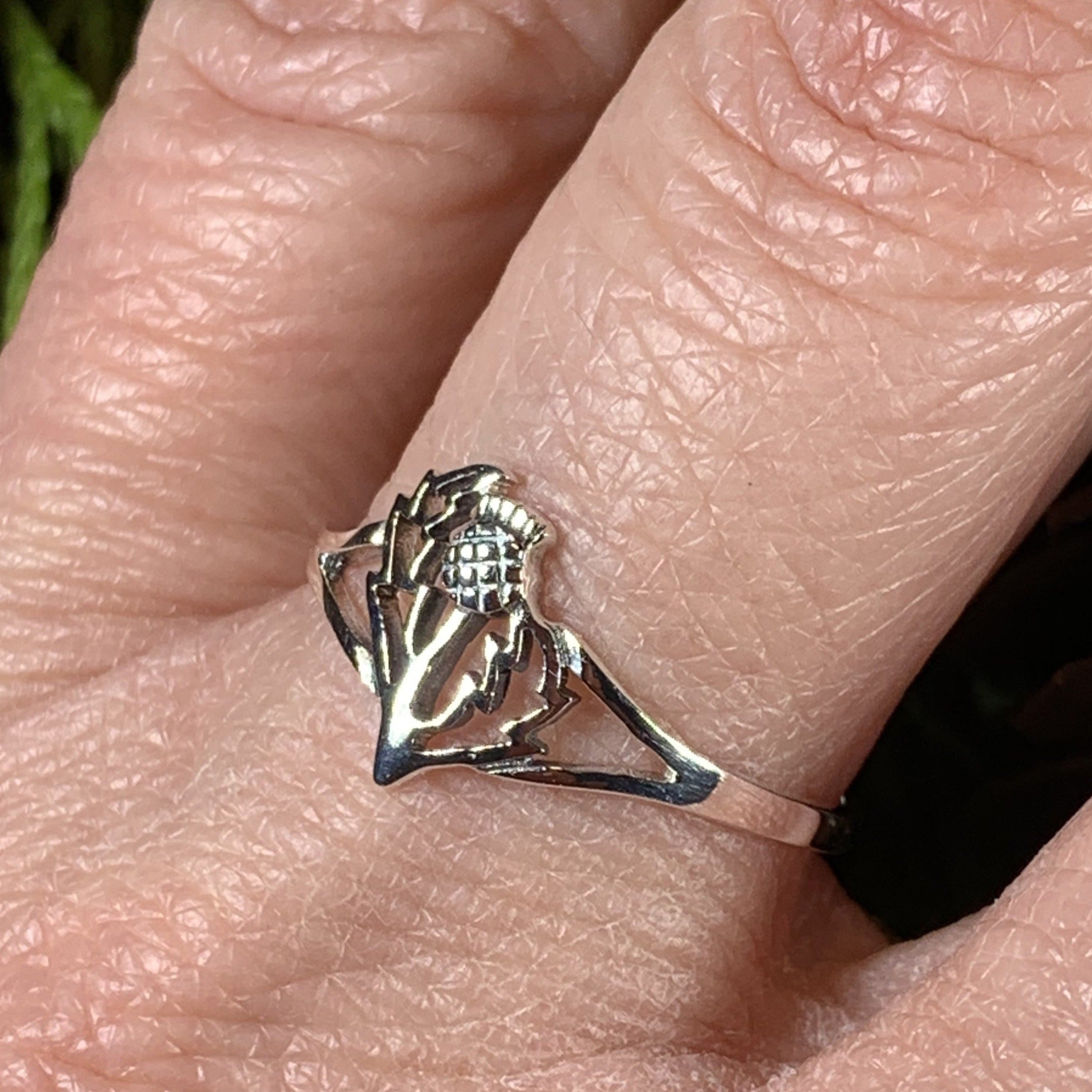 Anice Scottish Thistle Ring