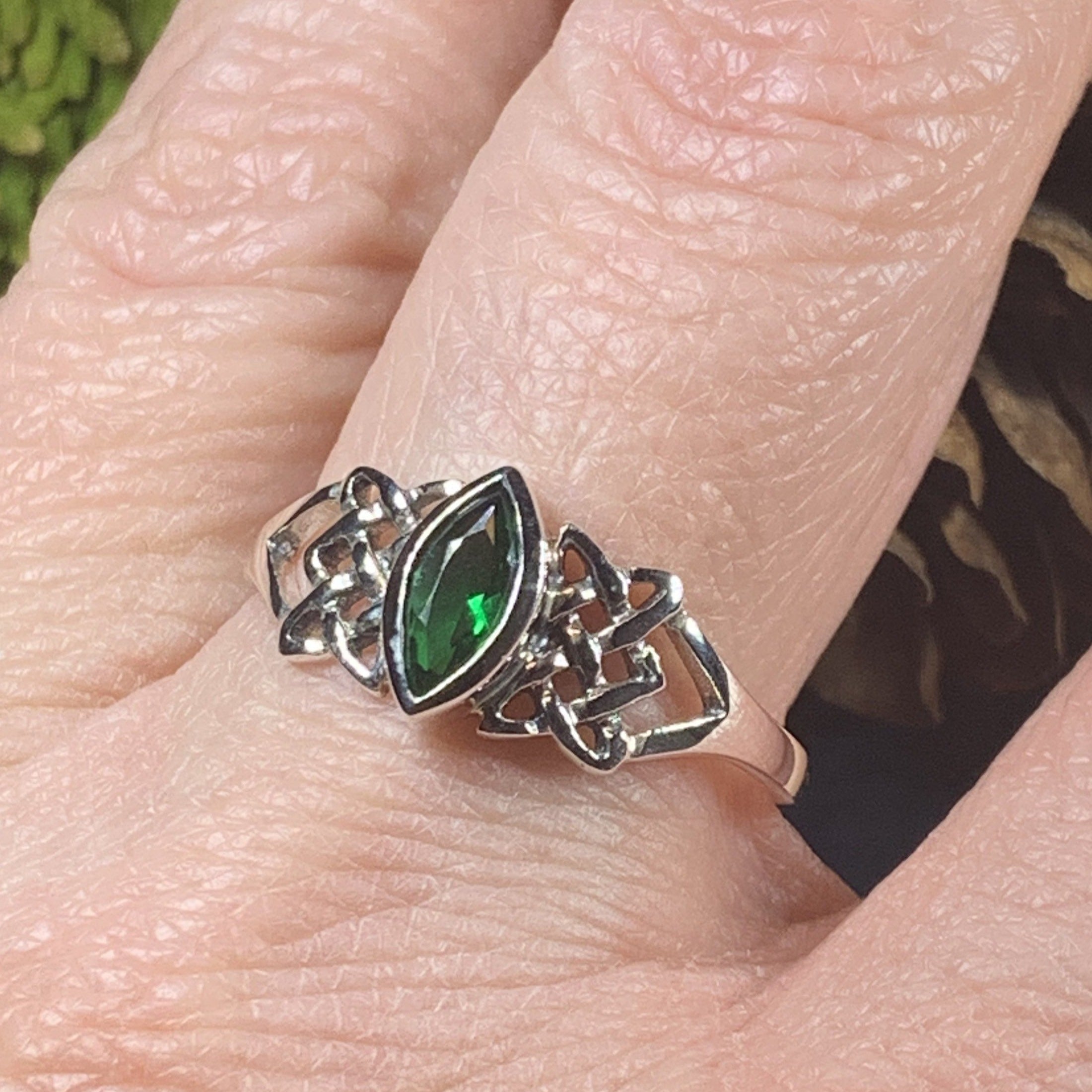 Cora Celtic Knot Ring in Sterling Silver
