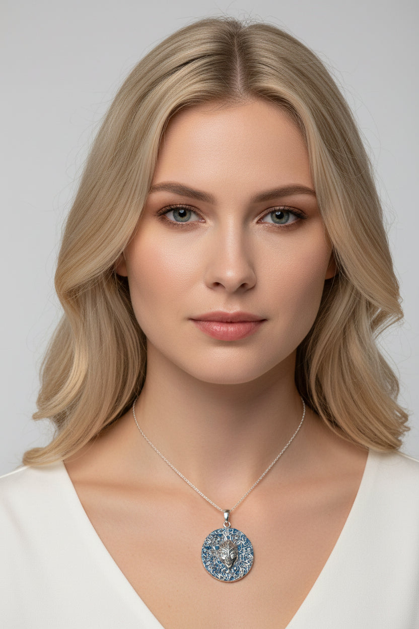 Halia Sea Goddess Necklace in Sterling Silver